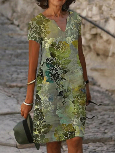 JOSETTE – Elegant kjole med V-hals