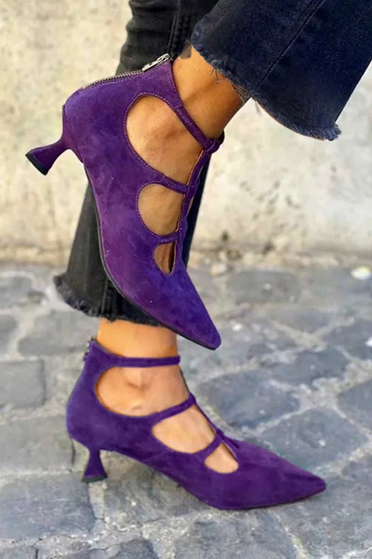 VIOLA | VINTAGE DECOLLETÉ MED MINI HÆL