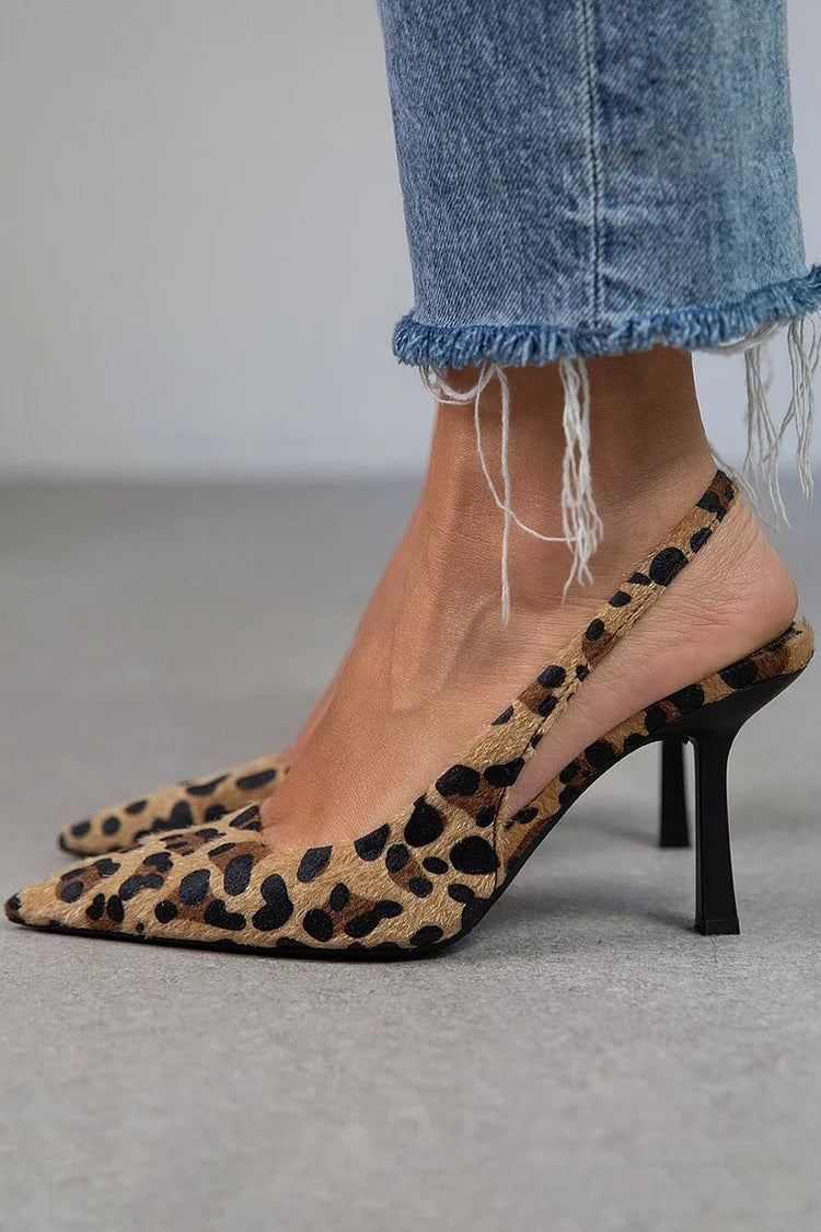 LEONORA | Elegant dyremønster dekolleté for en dristig stil