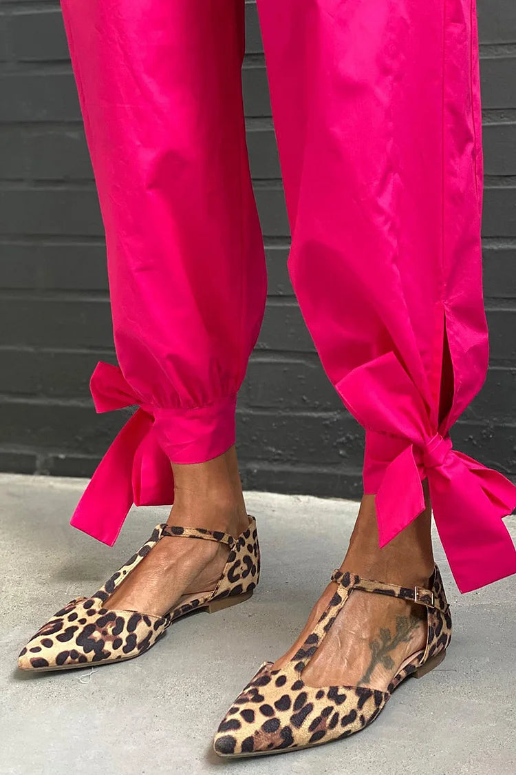 TAMARA | Elegante spisse ballerinasko med T-rem for en sofistikert stil
