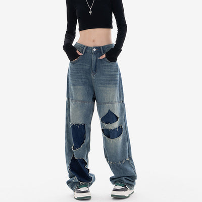 Slitt løse jeans