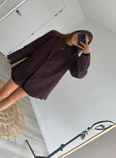 STEFFI - shorts burgunder