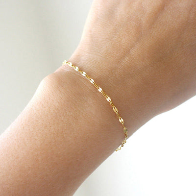 Amara Blonde Armbånd | 18k Gull