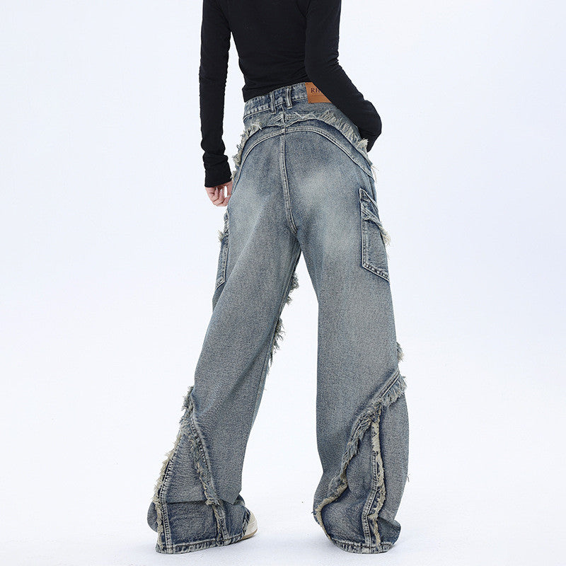 Slitte løse jeans