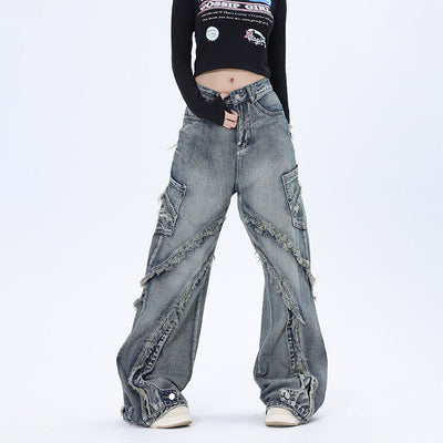 Slitte løse jeans