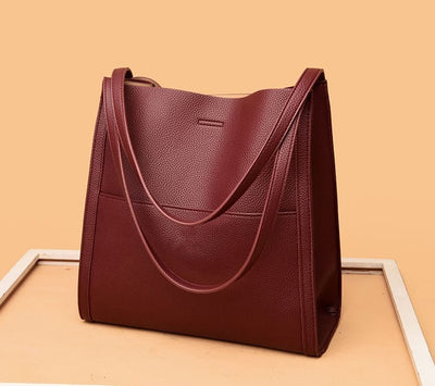 Diede™ – Håndlaget Elegant Lærskulderveske