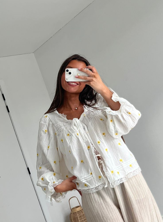 JESSICA - Bluse Solsikker