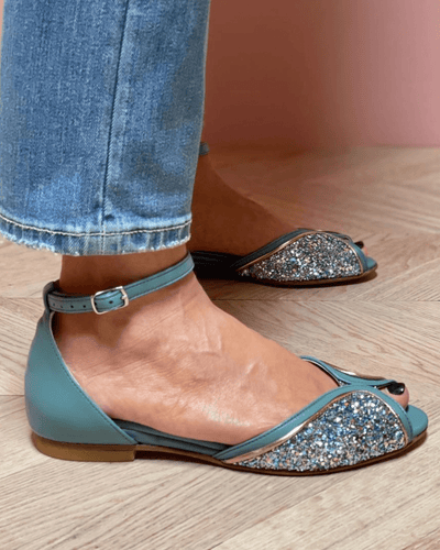 BRIGITTA | Elegante Glitrende Sandaler Perfekte for Enhver Anledning