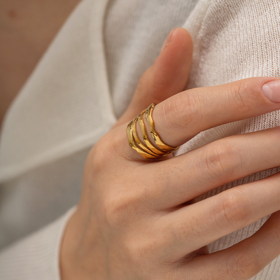 Cass Ring | 18k Gull