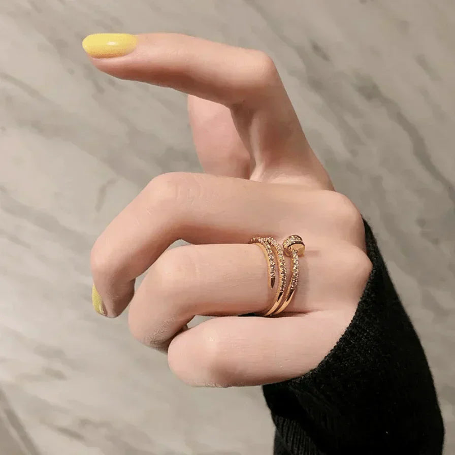Justerbar Ring Ateny | 18K Gull