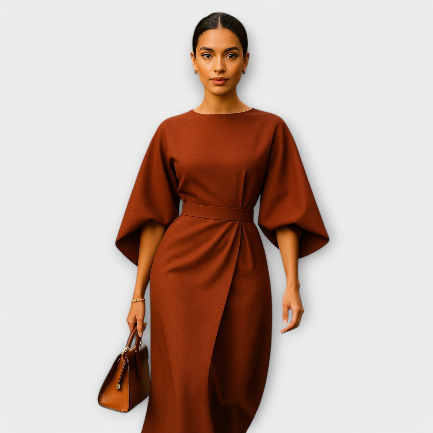 SARA – Elegant kjole med ermer