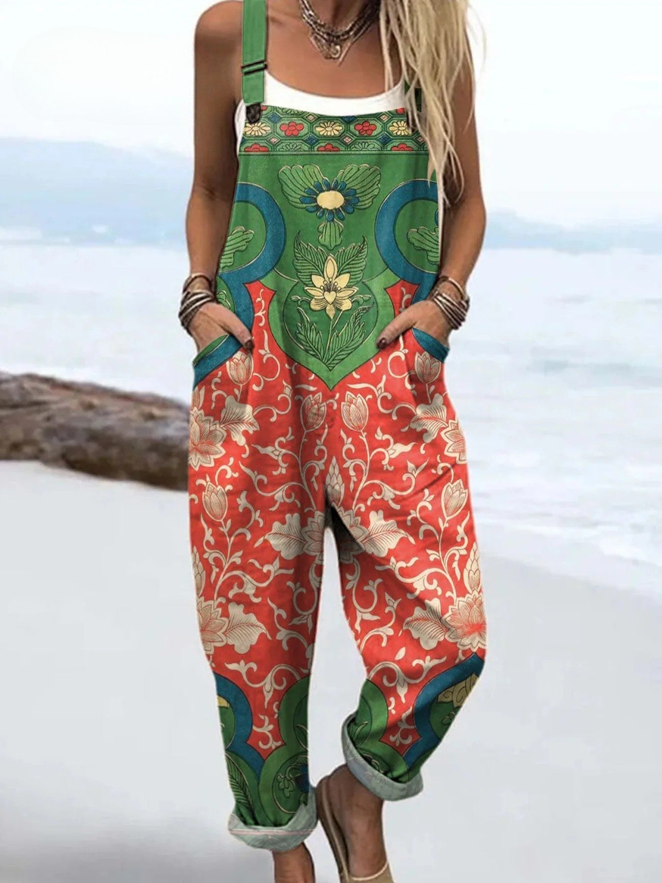 Sanne™ | Hageblomst Boho-Overaller