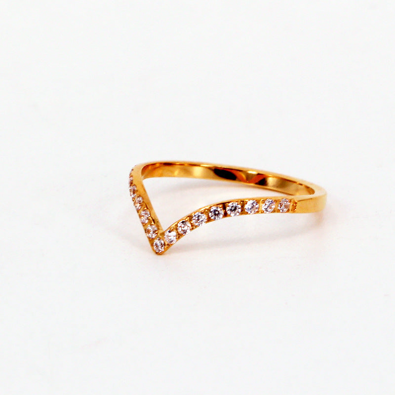 Juliette Krystal Ring | 18k Gull