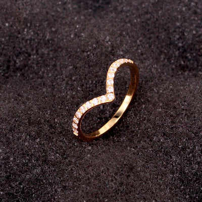 Juliette Krystal Ring | 18k Gull