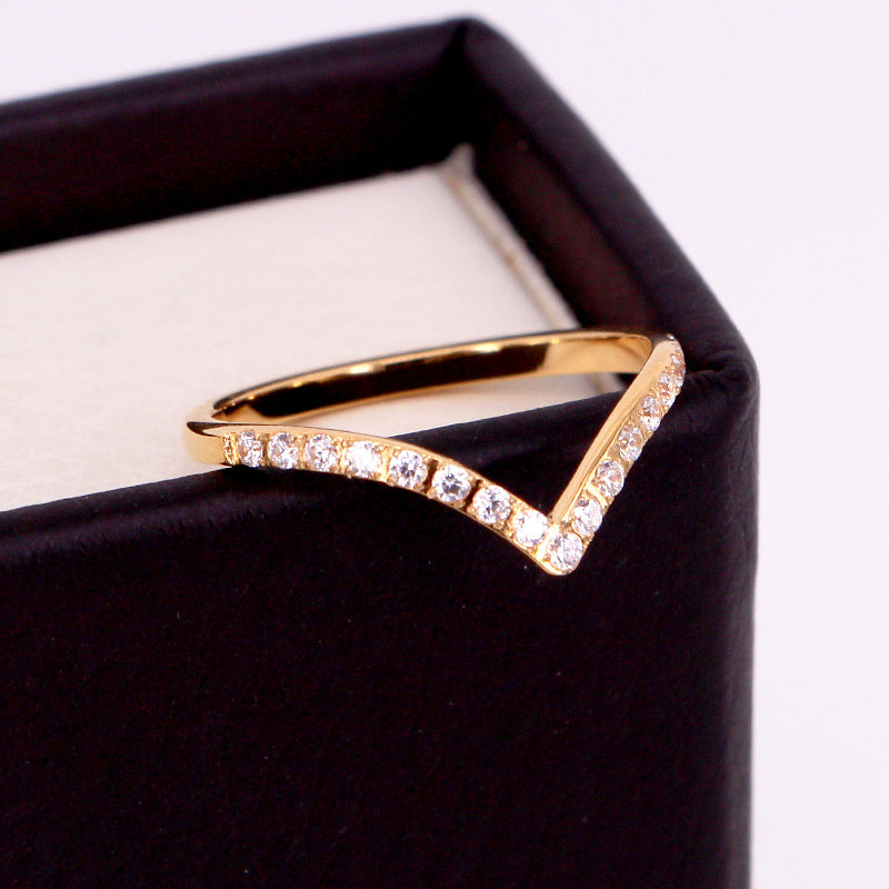 Juliette Krystal Ring | 18k Gull