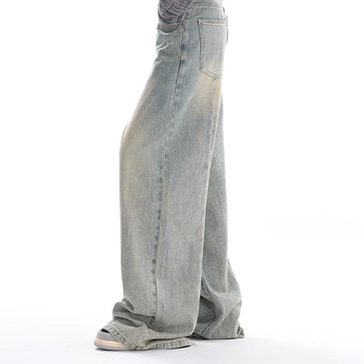 Retrovaskede løse jeans