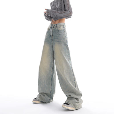 Retrovaskede løse jeans