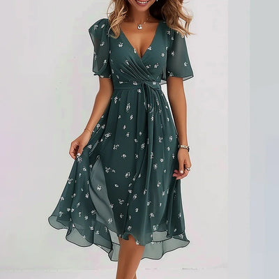 ARLINA – Uanstrengt elegant chiffonkjole