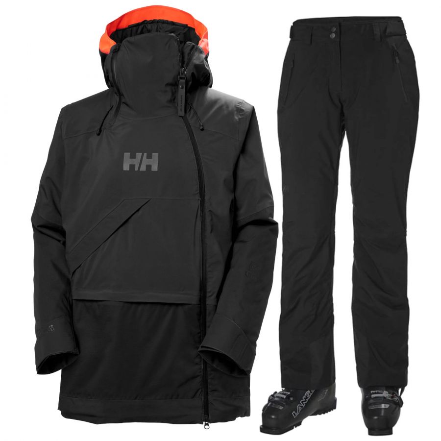 (Skidsett) Powchaser/Legendary ski set, ladies, black