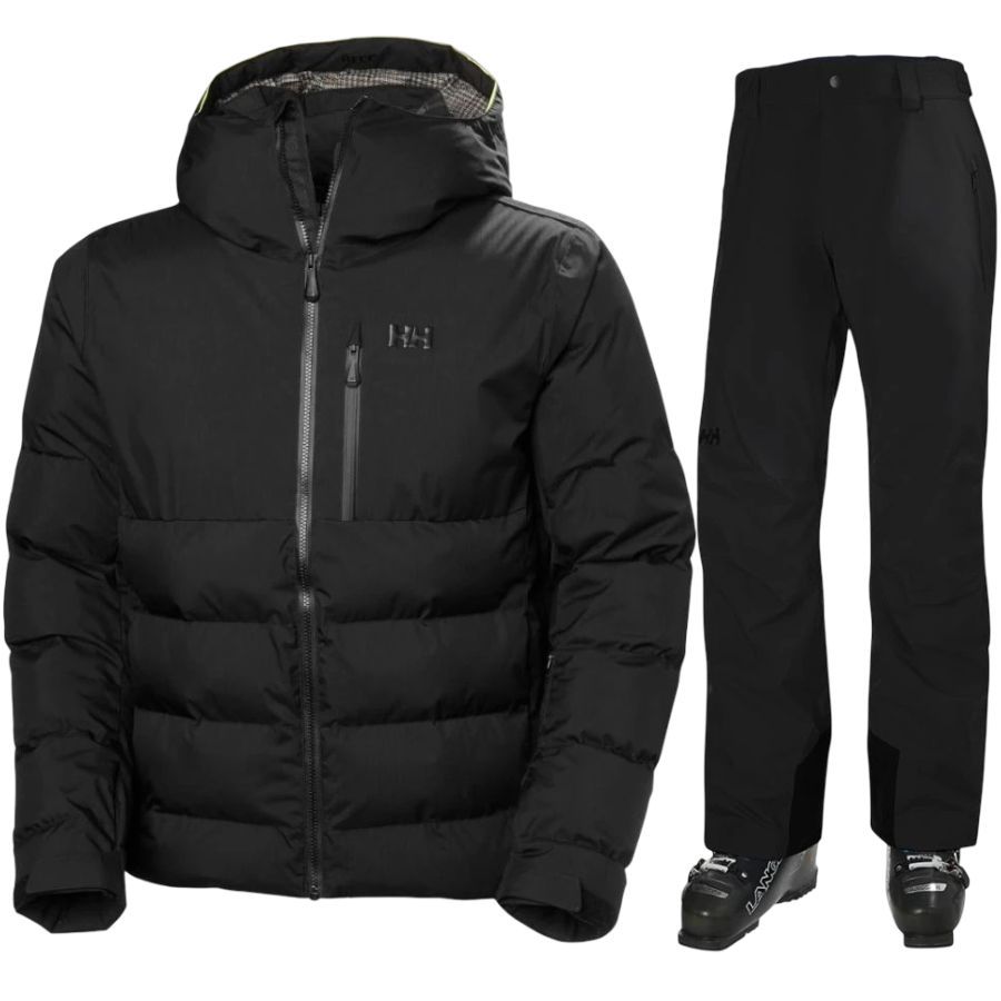 (Skidsett) Kvitfjell/Legendary ski set, men, black/black