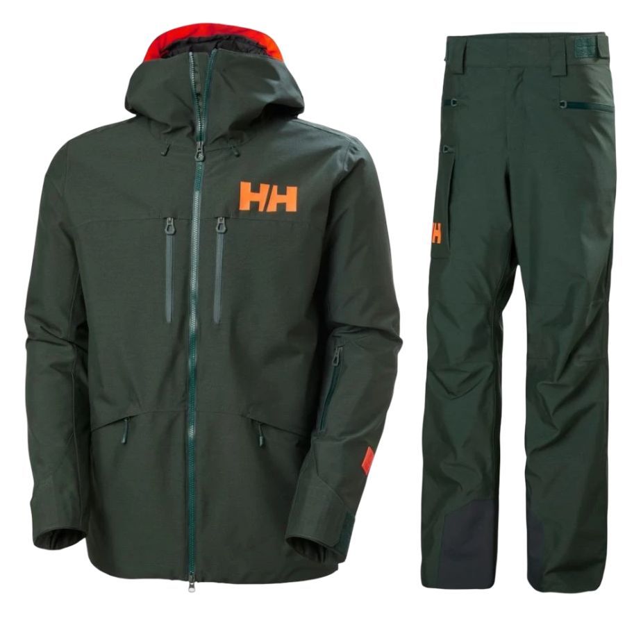 (Skidsett) Garibaldi 2.0, ski set, men, dark green