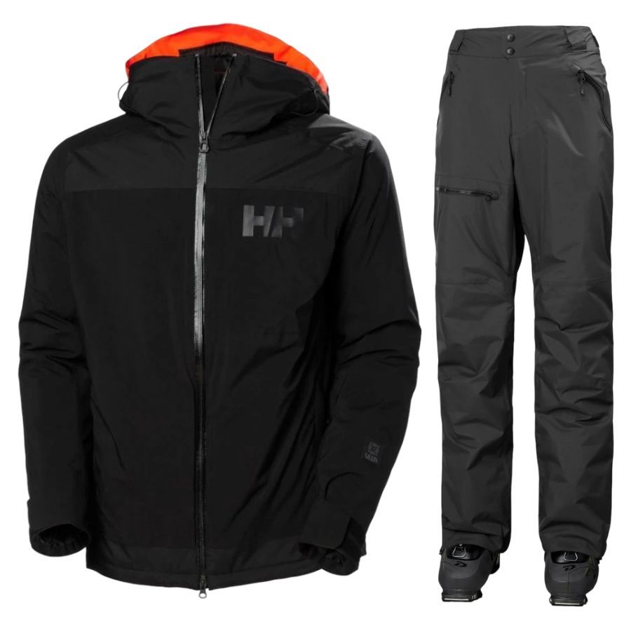 (Skidsett) Powdreamer 2.0/Sogn Cargo, ski set, men, black