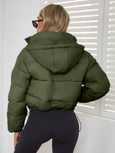 plissert slimmet jakke