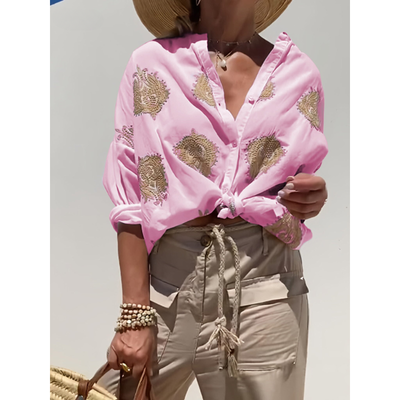 SIMONE – Stilig bluse i Ibiza-stil