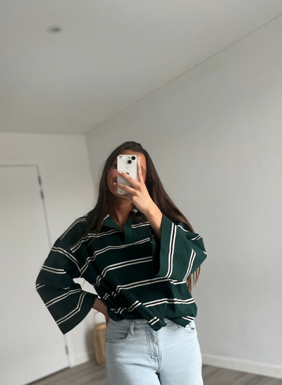 CHIARA - Trøye Polo Grønn
