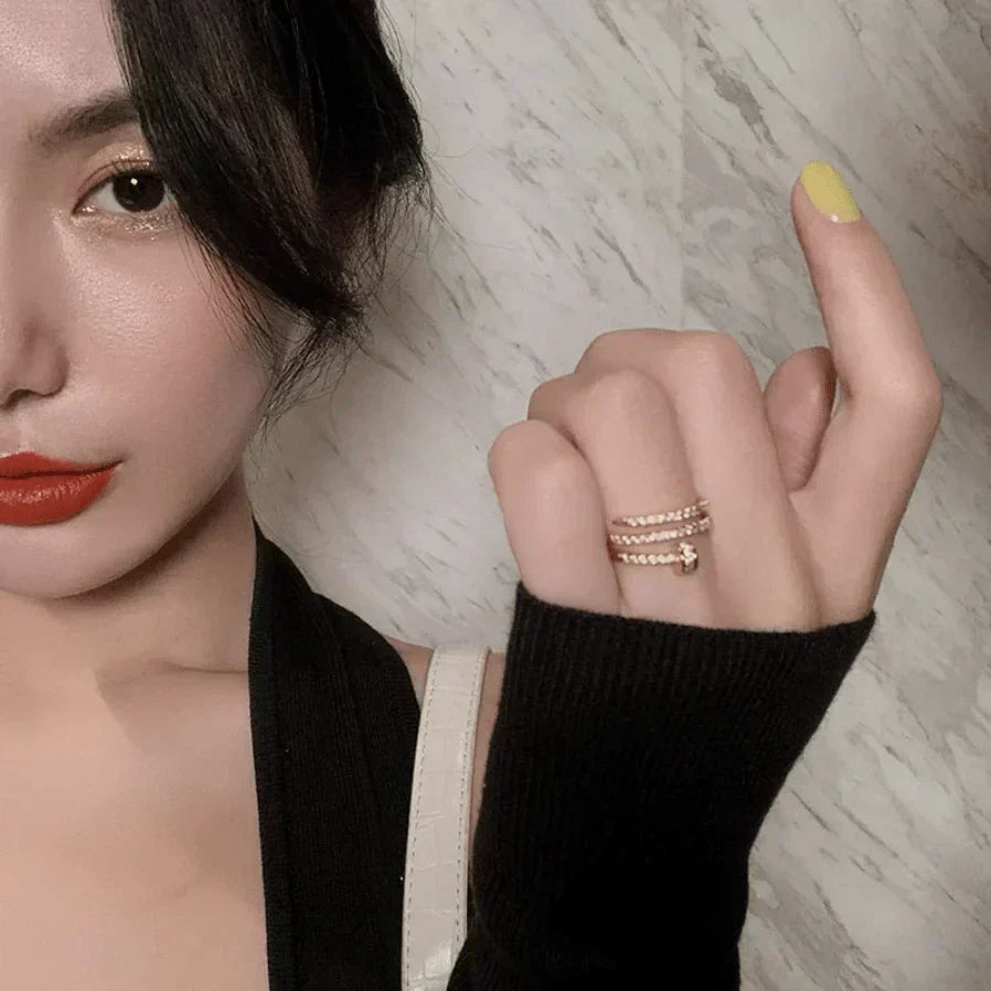 Justerbar Ring Ateny | 18K Gull