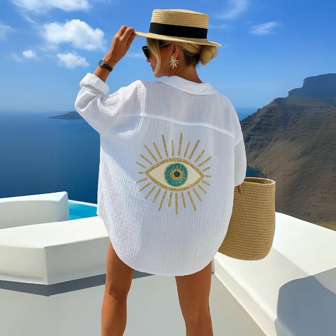 ANNEMIEK – Løs bluse i Ibiza-stil