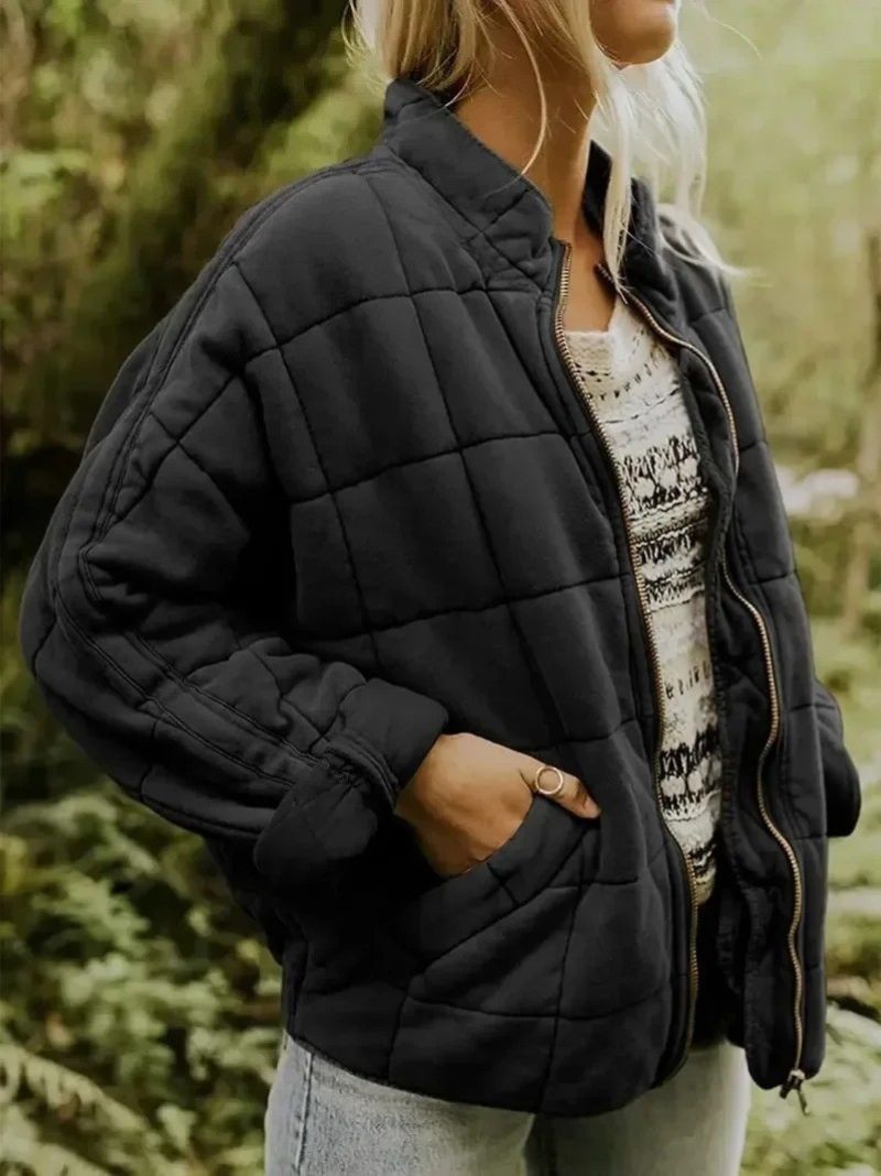 Josiane™ | Fôret jakke med elegant oversized-look