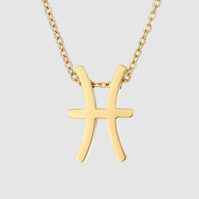 Celestique Halskjede med Stjernebilde | 18k Gull