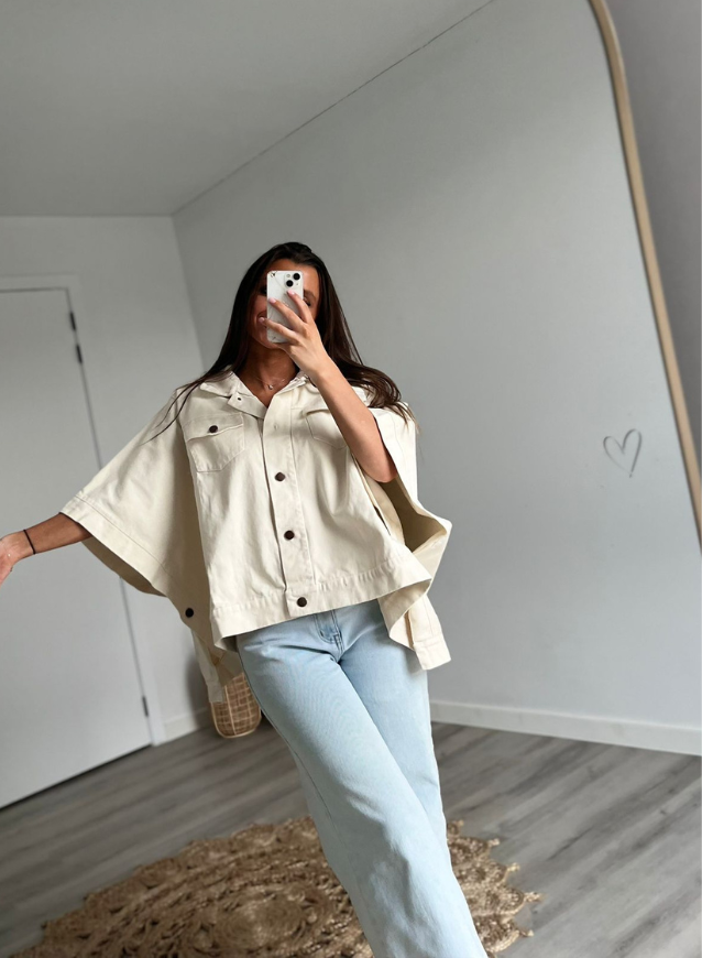 VICKY - Oversized jeansskjorte