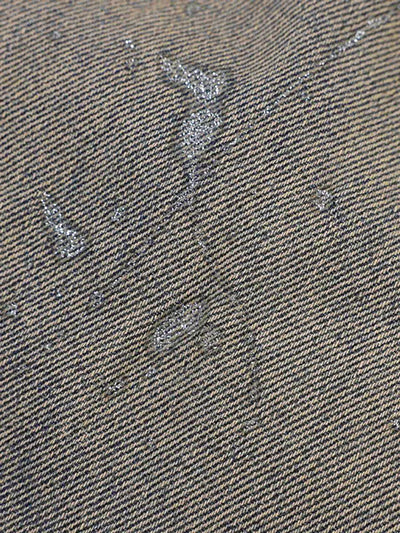 Retro asymmetrisk vaskede jeans