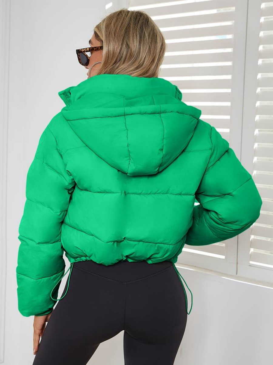 plissert slimmet jakke