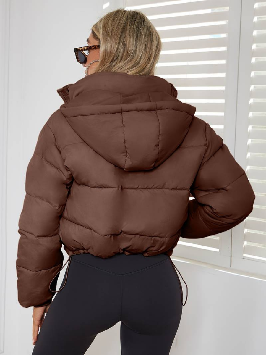 plissert slimmet jakke