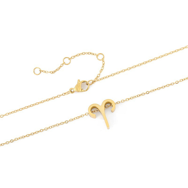 Celestique Halskjede med Stjernebilde | 18k Gull