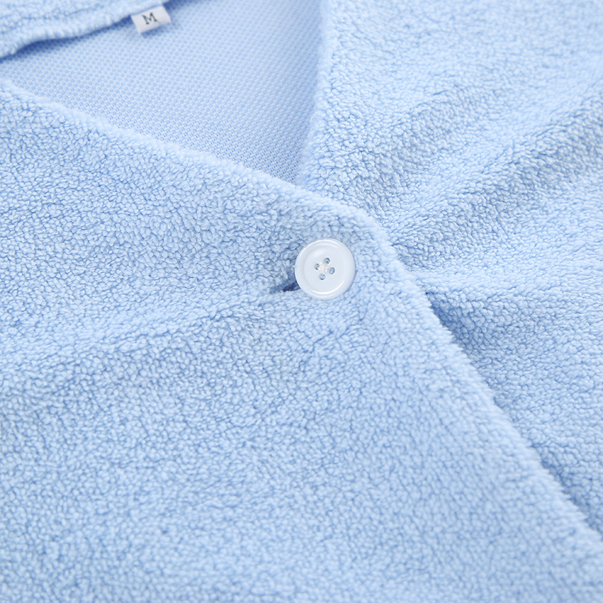 Blå langermet ullpyjamas for kvinner
