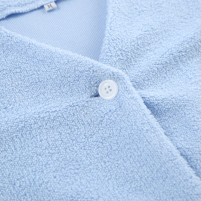 Blå langermet ullpyjamas for kvinner