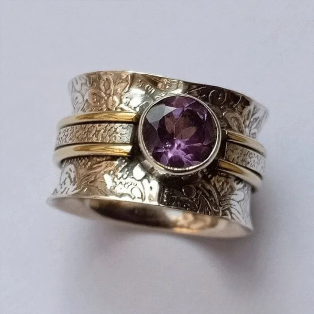 Boheemse krystaller meditasjon ring