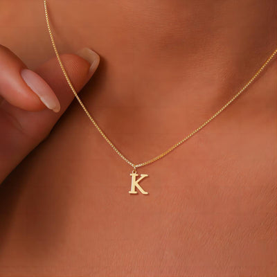 Halskjede med kjærlighetsbrev-initialer | Gull 18k