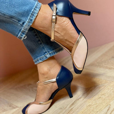 Laya™ | Elegante pumps med T-stropp, rund tå, fargerike og ekstremt komfortable