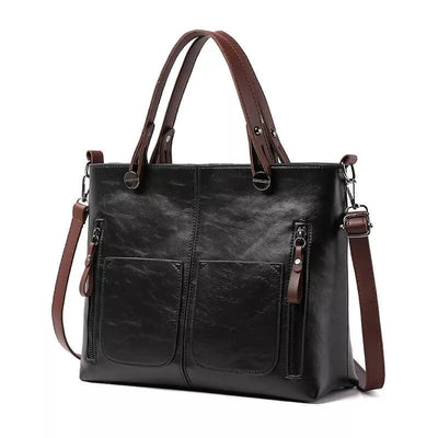 Maelis™ - Skinn Skulderveske" can be rewritten as "Maelis™ - Leather Shoulder Bag.