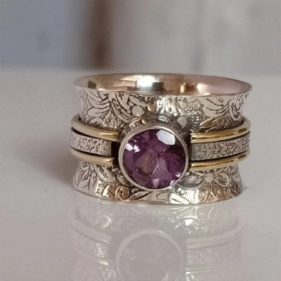 Boheemse krystaller meditasjon ring
