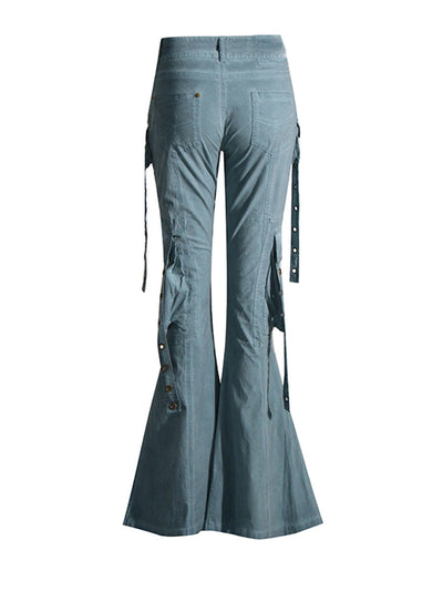 Bootcut cargo bukser