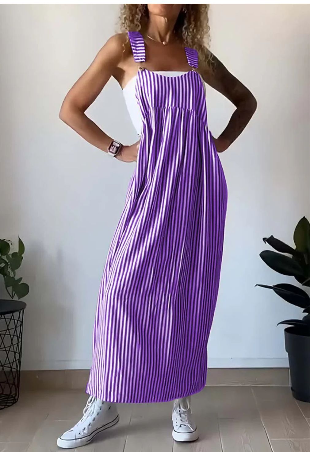 ALICE – Lekkert jumpsuit med stripemønster
