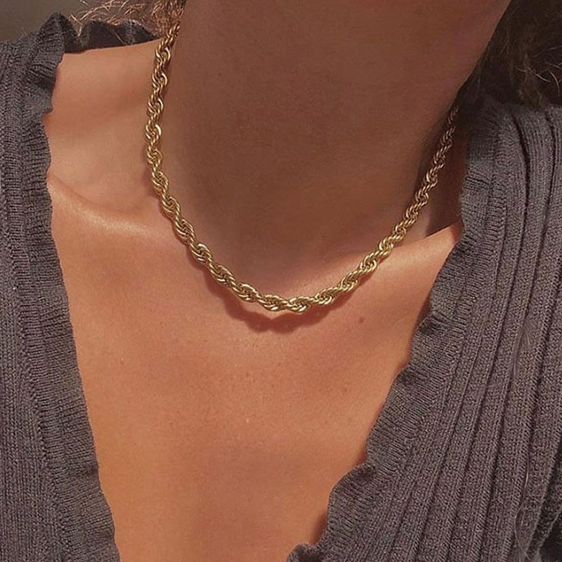 Rope Bianca Halskjede | 18k Gull
