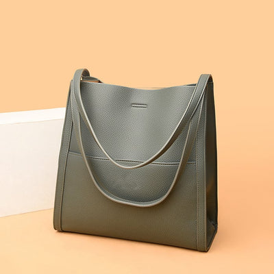 Diede™ – Håndlaget Elegant Lærskulderveske