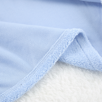 Blå langermet ullpyjamas for kvinner